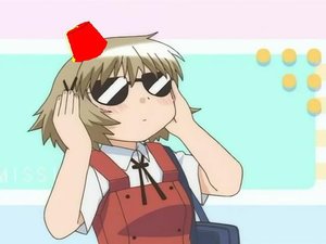 Rating: Safe Score: 0 Tags: fez hidamari_sketch sunglasses yuno User: XenoExia