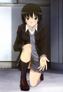 Rating: Safe Score: 0 Tags: 1girl amagami nanasaki_ai skirt solo User: Rukaister