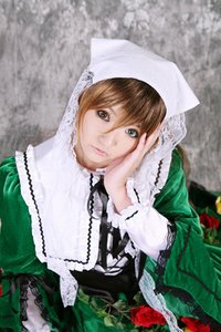 Rating: Safe Score: 0 Tags: 1girl brown_hair cosplay hand_on_head real_life rozen_maiden solo suiseiseki User: edogawaconan