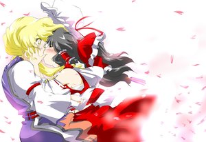 Rating: Safe Score: 0 Tags: blush hakurei_reimu kiss shoujou_ai touhou yakumo_yukari yuri User: XenoExia