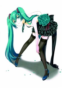 Rating: Safe Score: 0 Tags: 1girl dress hatsune_miku solo twintails vocaloid User: Rukaister