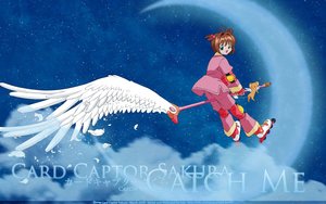 Rating: Safe Score: 0 Tags: anime cardcaptor_sakura fly kero kinomoto_sakura moon night tida wallpaper wing User: tida