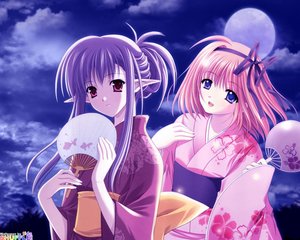 Rating: Safe Score: 0 Tags: fuyou_kaede moon nerine night shuffle! User: tida